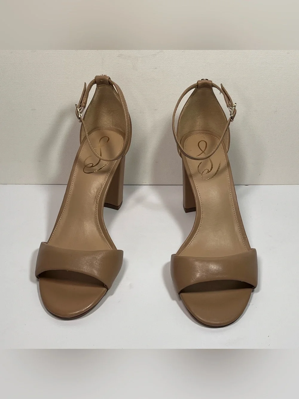 Sam Edelman Robyn Leather Ankle Strap Heel - Picture 4 of 7